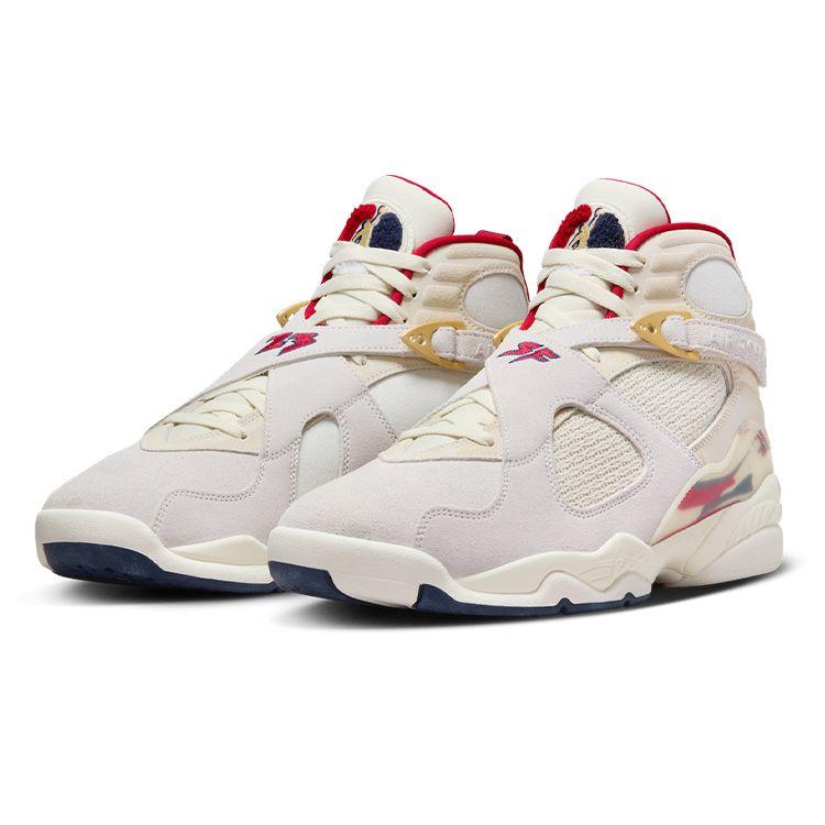 Мужские кроссовки SoleFly x Air Jordan 8 Retro Mi Casa Es Su Casa кремового цвета с парусом Fossil FJ2850-107