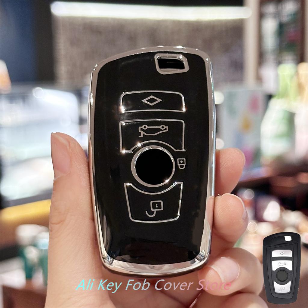 Key Fob Cover Case, Car Keychains, TPU Shell Cover Compatible for BMW 1 3 4 5 6 7 Series X3 X4 M5 M6 GT3 GT5
