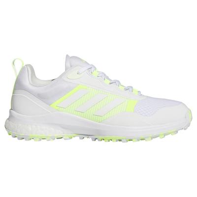 Женские гольф-ботинки Adidas Golf Zoysia, Обувь Белый/Обувь Белый/Яркий Лимон, Размер 22,5 см