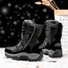 Women's Boots Winter Warm Cotton Shoes Mid-Calf Waterproof Snow Boots Women Thickened Plush Ladies Hiking Boot