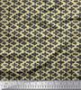 Beige Japan Crepe Satin Fabric Plus Sign Geometric Print Fabric by Metre 42 Inch
