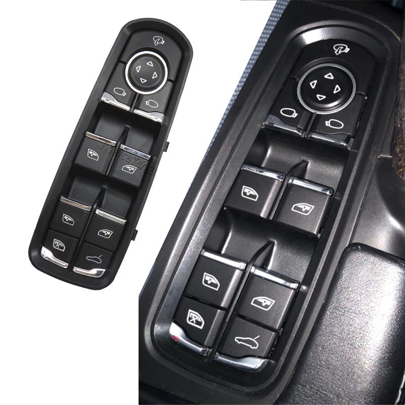 Front Left Power Window Switch Button For Porsche Cayenne Macan Panamera 2011 2012 2013-2015 7PP959858RDML 7PP959858MDML