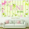 Tiamon a Tini Bit Older Party Decorations Martini Bow Birthday Backdrop Banner Large Fabric Green Pink Martini Bar Birthday Photo Backdrop for