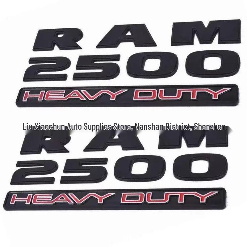 Подходит для Dodge RAM 1500/2500/3500 Пикап Heavy Duty: Модифицированная эмблема автомобиля Наклейка на боковое крыло