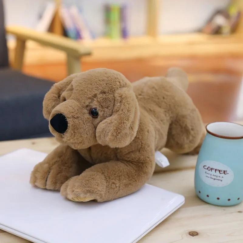 Плюшевая игрушка лабрадор, детский подарок, украшение для дома, гостиной, большая тряпичная кукла, подушка-игрушка, кукла