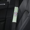 Creative All Year Round Car Safety Belt Shoulder Pad Cover Cute Universal Linen Safety Safety Belt Plaid Sheath Decorations