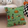 Nostalgic pop fashion FFriends TV Cushion Cover Throw Pillow Cover Hidden Button Durable Polyester Chair Cushion
