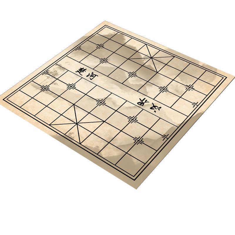 Нескользящий, устойчивый к грязи коврик для стола маджонг и покера - простой в уходе дизайн шахматной доски
