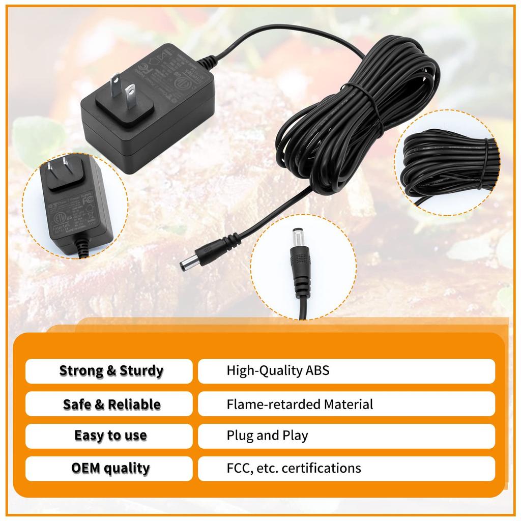 9004190216 Power Adapter Replacement Masterbuilt Gravity Series 560/800/105