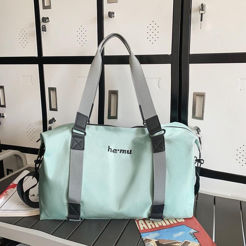 Travel bag Light business trip luggage Large capacity short trip messenger bag Leisure sports fitness bag Women