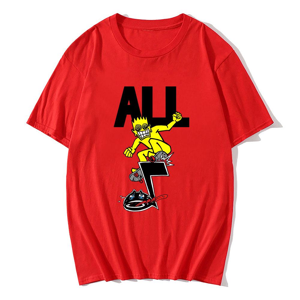 Hip Hop Unisex Streetwear All Band Rock Fashion Tshirt Summer Cotton High Quality Tshirts UnisexWomen Clothes Print Tees Hombre