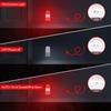 670nm Red Night Light with Retractable Plug [4 Pack] - Zero Blue Light, with Dusk to Dawn Sensor - Auto On/Off 0.3W LED Night Light Plug into Wall