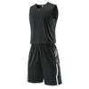 Solid Color Sleeveless Basketball Uniform Set: Vest Style Sports Running Suit