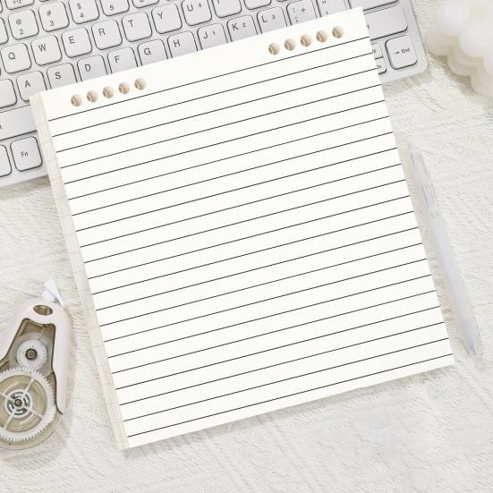 Loose-Leaf Notebook Horizontal Lines Squares Blanks Thickened Paper Dairy Notebook Home Study