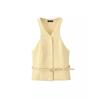 Trendy European & American Women's French Fashion Belted Vest Top