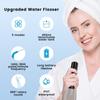 Oral Irrigator Portable Water Flosser Rechargeable 5 Modes IPX7 400ML Dental Water Jet for Cleaning Teeth