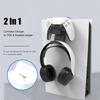 2 In 1 Controller Charger Headphone Storage Holder for PS5 Game Controller Hanging Charging Dock Station for PS5 Accessories