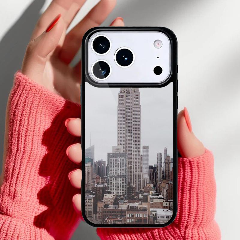 city pale Phone Case for iPhone 17 16 15 14 13 Pro Max Back Cover for 12 11 Pro Coque