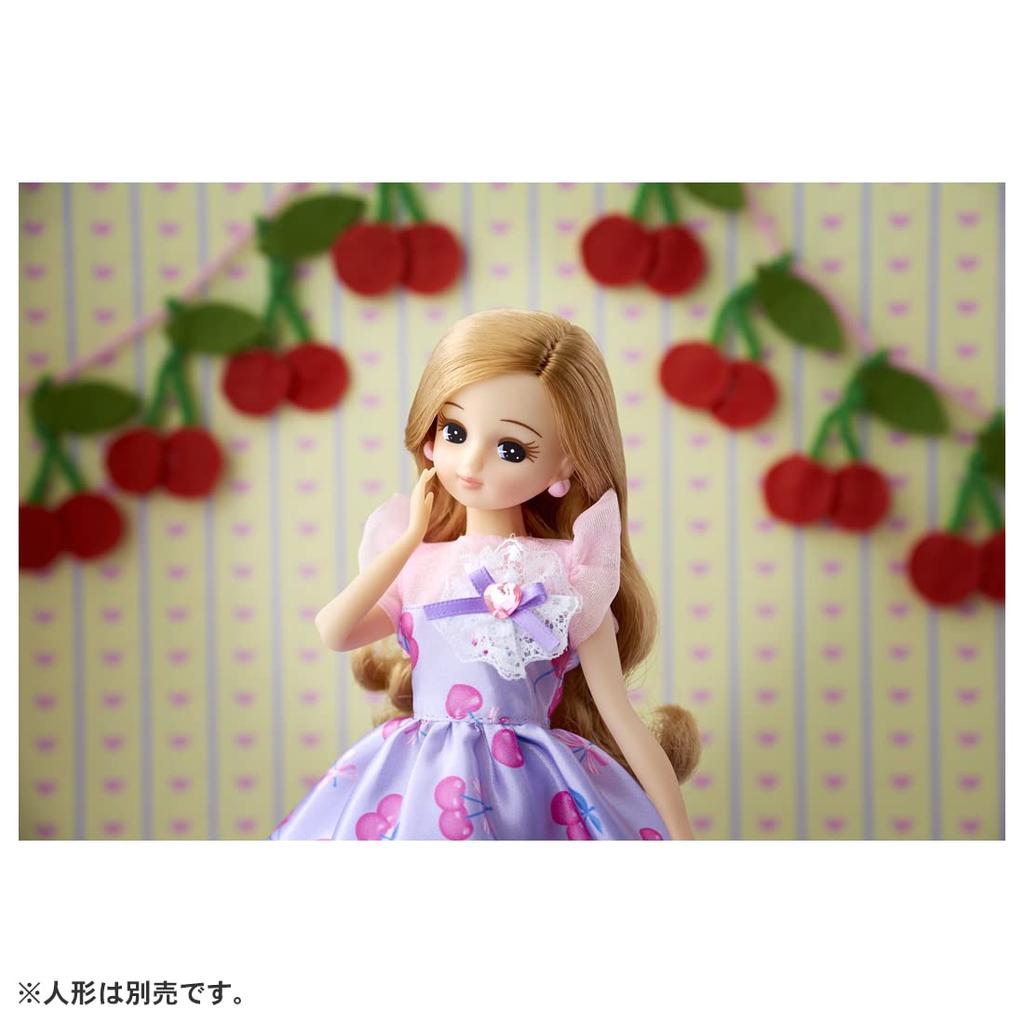 TAKARA TOMY Dress Sweet Doll Play Toy Ages 3 and Up Passes Toy Safety Standards ST Mark Certification Licca TAKARA TOMY "Licca-chan LW-03 Cherry"