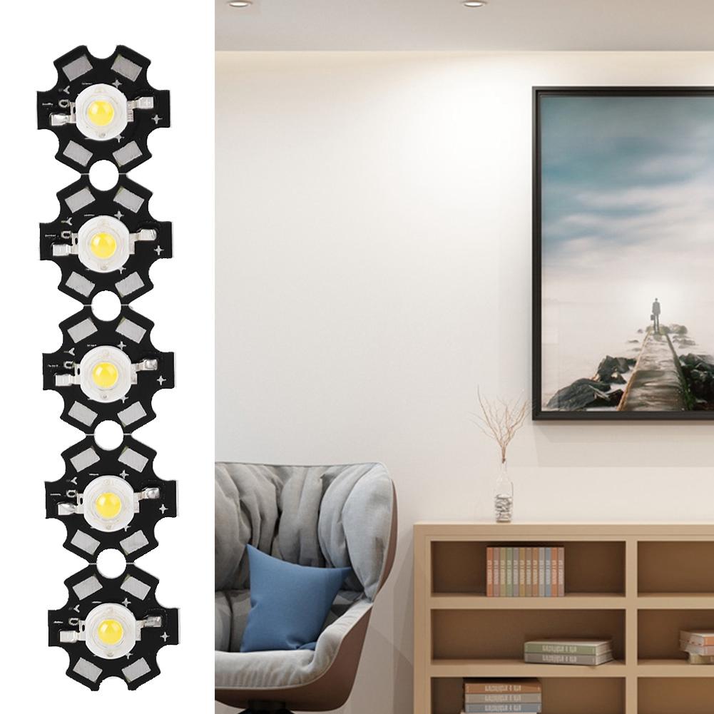 25 шт. высокояркий интегрированный чип источник света светодиодный шарик прожектора натуральный белый 4000-4500K