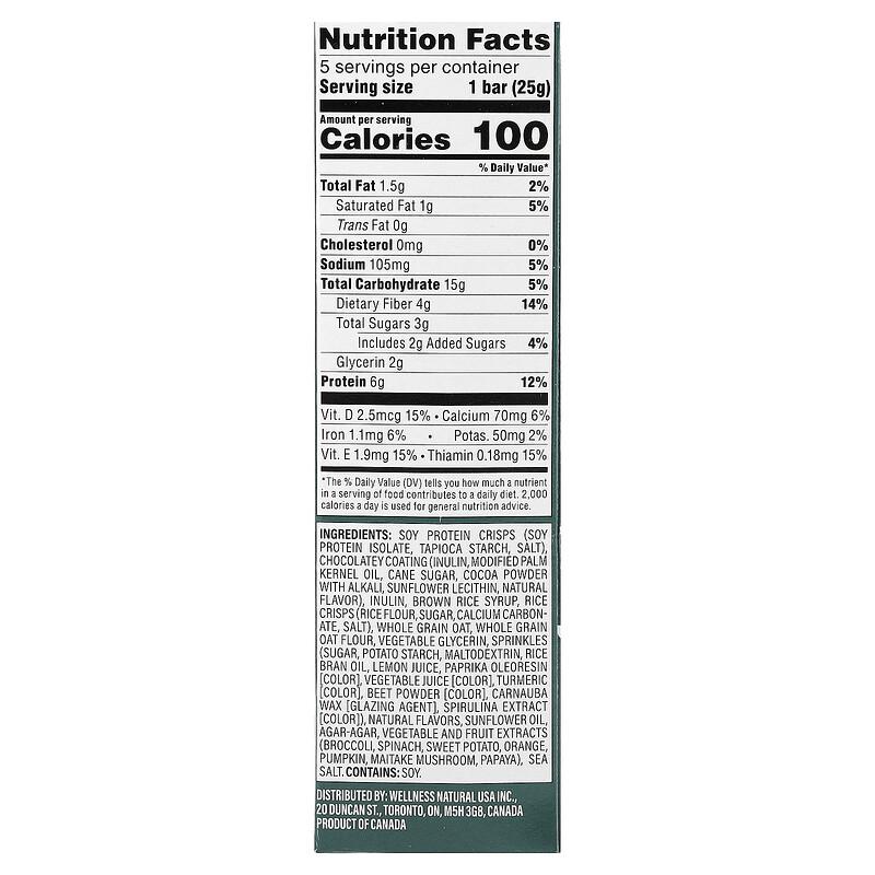 Dipped Snack Bars, Birthday Cake, 5 Bars, 0.88 oz (25 g) Each