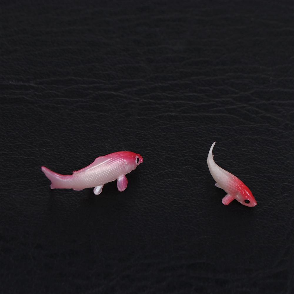 Soft Goldfishes Models Mini Fish Miniature Creative Fish Tank Ornament Landscaping Props