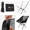 MOON LENCE Уличный стул Кемпинговый стул Складной Компактный Ультралегкий 907 г Стул с Сумкой для хранения Пеший Туризм Рыбалка Скалолазание Грузоподъемность 150 кг Черный