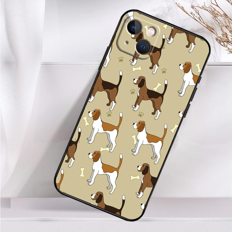Чехол с изображением щенка бигля для iPhone 14 13 12 11 16 15 Pro Max Mini Cover X XR XS 8 7 14 16 15 Plus Аксессуары