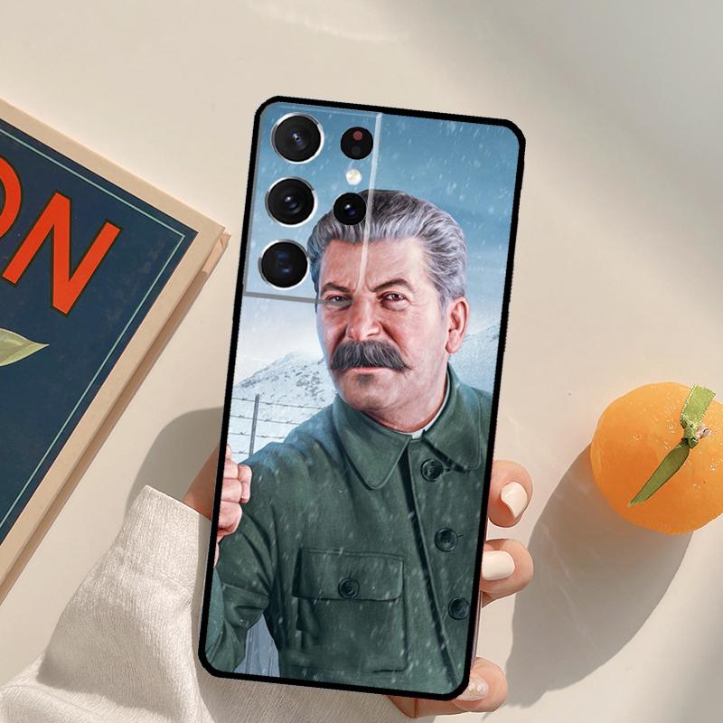 Чехол для телефона Сталин для Samsung Galaxy S24 S25 S26 Ultra S20 S21 S22 S23 Plus S10 S25 FE Задняя крышка