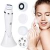 4 In 1 Electric Facial Cleansing Brush Waterproof Facial Massager Face Cleansing Device for Deep Cleaning Removal Blackhead Pore