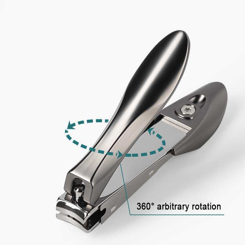 With Antisplash Clippers Nail Professional Storage Boxsharp Stainless Steel Fingernailtoenail Cutterportable Pedicure Manicure Tool