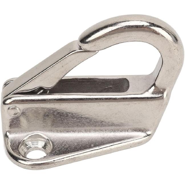 Stainless Steel Hooks Spring Snap Hooks Boat Hardware Clothes Hanger Hooks 6Pcs Spring Snap Attach Rope Hook Fending Hook