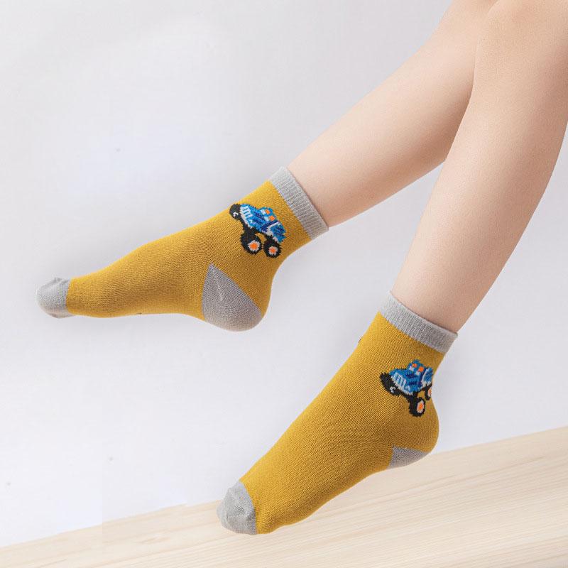 5 Pair Lot Anime Socks For Children Funny Socks For Boys Sport Socks Cotton