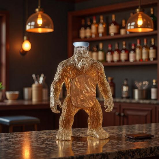 Графин для виски в форме Бигфута, забавная коллекционная емкость для вина, бар