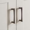 Vintage and Minimalist Antique Nickel Color, Copper Brown Furniture Handles, Cabinets, Drawers, Wardrobes, Door Handles