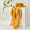 Cotton And Linen Scarf Female Spring And Autumn Solid Color Sarong Sunscreen Warm Shawl Simple Neck Shall Be Burlap Silk Scarf