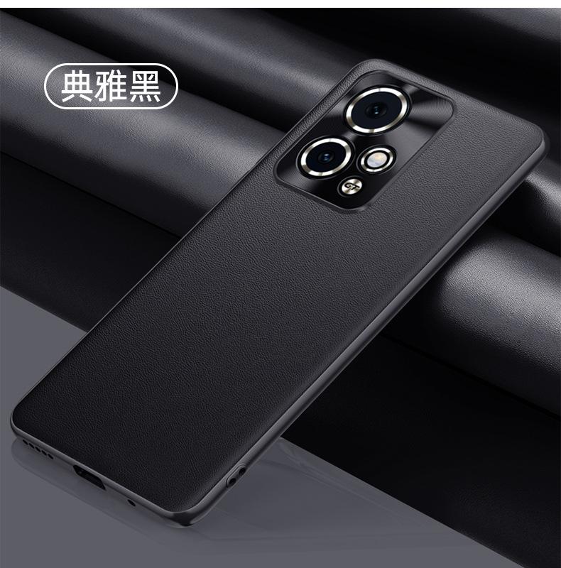 Применимо к чехлу для Honor 11GT из гладкой кожи, чехлу для Honor 11 GT с мелкими отверстиями, металлическим объективом, противоударному, полностью закрывающему