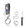 Carbor Fiber Car Keychain for BMW M 1 3 4 5 6 7 Series X1 X4 X5 X6 X7 G20 F48 E60 E36 E39 Key Holder Pendant Chain Ring Sticker jbzh05