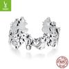 S925 Sterling Silver Circus Open Ring, Personalized Creative Animal Splicing Ring Jewelry