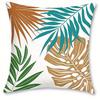 Home Decor Tropical Leaf & Beach Sunset Throw Pillow Covers Pattern Cushion Cover Suitable for Sofa Bedroom Car Pillow Cover