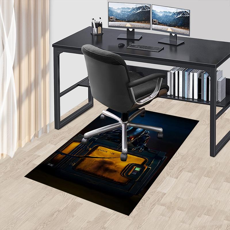 Alien Chair Mat - Office Carpet for Desk, Large Area Rug for Home Decor, Sofa Carpet, Gift Idea for Office and Living Room0169A