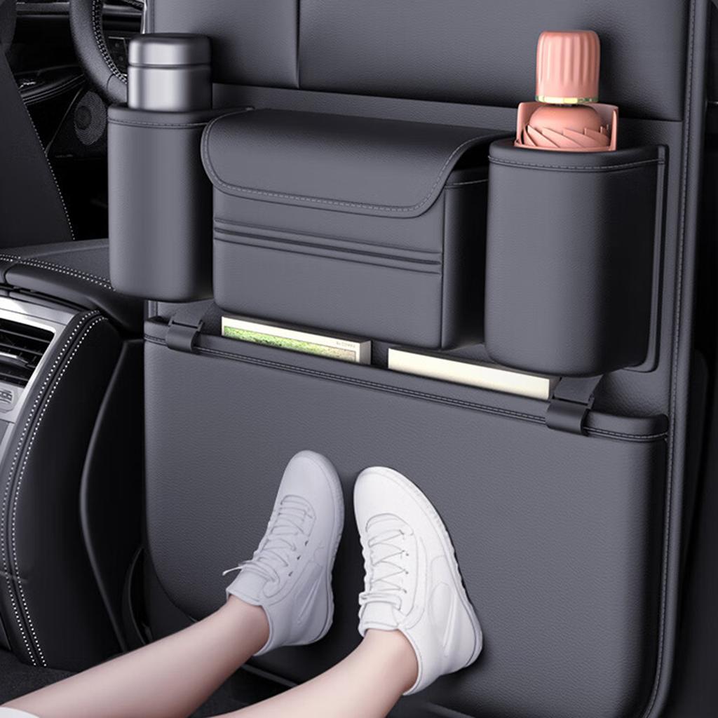 Universal Car Seat Back Organizer Bag Easy Install black Automobiles Car Interior Storage Accessories for Most Car Back Seats