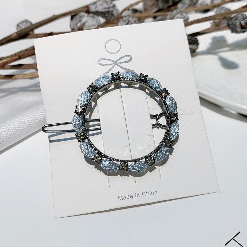 Delicate Vintage Hair Clip Back Head Ponytail Frog Clip Simple Fringe Side Clip Clip Girls Hair Accessories