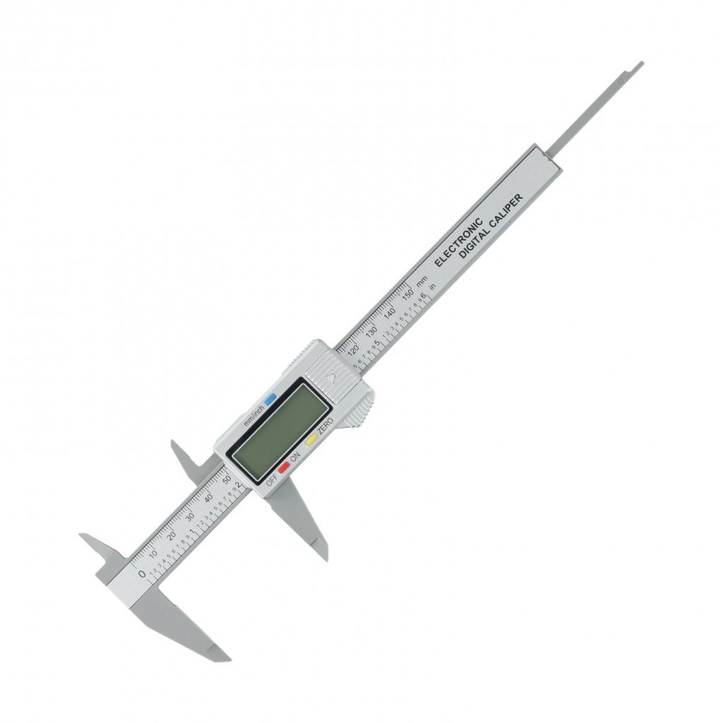 Легкий цифровой штангенциркуль 150 мм со стопорным винтом для пакетного измерения