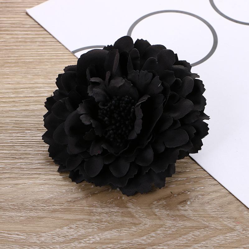 11cm Korean Fabric Rose Flower Brooches for Women Elegant Corsage Scarf Buckle Shirt Collar Pins Fashion Jewelry Wedding Brooch