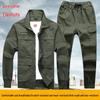 Камуфляжный рабочий костюм с длинным рукавом для сварки и авторемонта