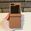Для Samsung Galaxy Z Flip 7 6 5 4 3 Zflip7 Z Flip6 Flip5 Flip4 Flip3 Чехол для складного телефона конфетного цвета, противоударный, покрытие из жидкой кожи