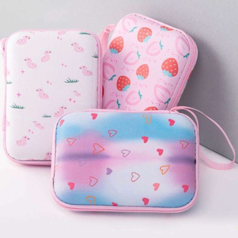 Multicolored Cartoon Shockproof Storage Case Waterproof EVA Materials Compact For Camera Gear School Supplies