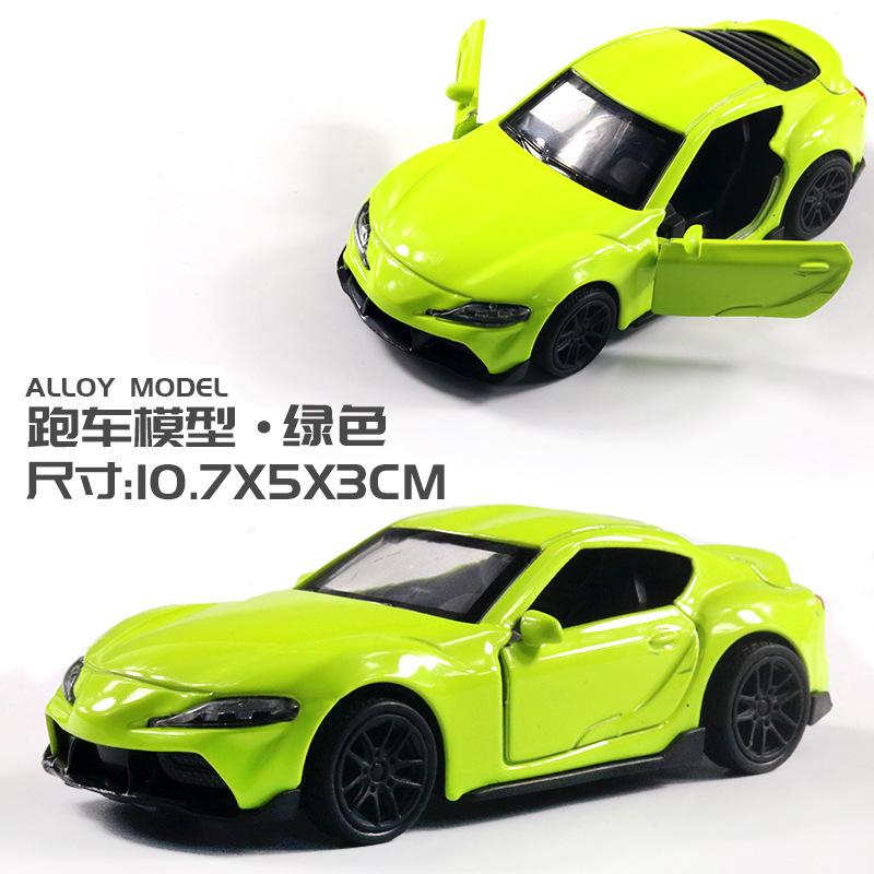 [В коробке] Спортивный автомобиль 1/43, модель из сплава, двухдверный, украшение, игрушка-машинка для мальчика, гоночный подарок