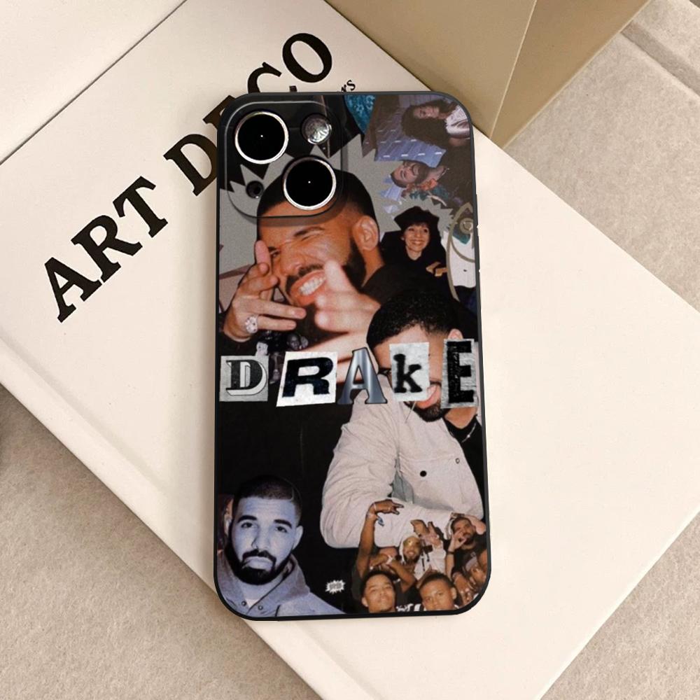 Чехол для телефона рэпера D-Drake ДЛЯ IPhone 15promax 14 11 12 Pro 8 7 15 Plus 13 Pro MAX XR XS MINI Черные Мягкие Чехлы